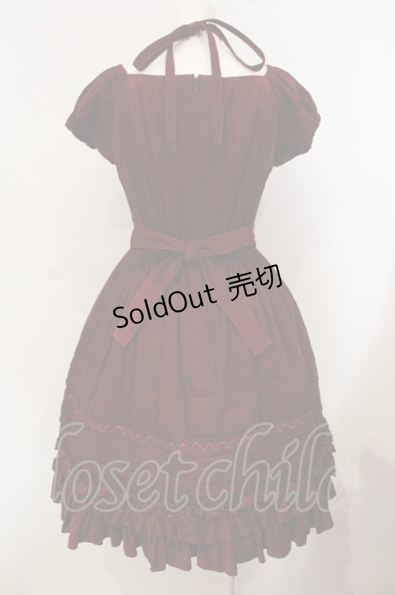 画像4: Victorian maiden / コール天ワンピース  ボルドー O-25-07-14-024-CL-OP-IG-OS (4)