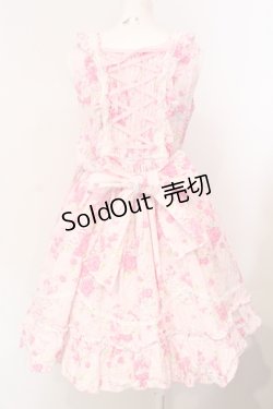画像5: BABY,THE STARS SHINE BRIGHT / Versailles Rose Bouquet柄ロザリージャンパースカート  ピンク O-25-07-14-025-BA-OP-OW-OS