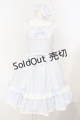 BABY,THE STARS SHINE BRIGHT / リリィレーンジャンパースカート  サックス O-25-07-14-027-BA-OP-OW-OS