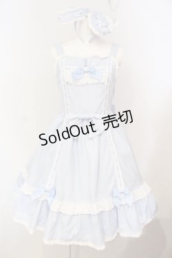 画像1: BABY,THE STARS SHINE BRIGHT / リリィレーンジャンパースカート  サックス O-25-07-14-027-BA-OP-OW-OS