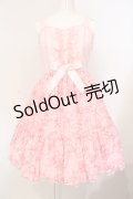 Angelic Pretty / ラッピングリボンティアードジャンパースカート  ピンク O-25-07-14-028-AP-OP-OW-OS