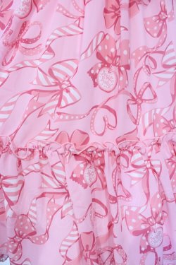 画像3: Angelic Pretty / ラッピングリボンティアードジャンパースカート  ピンク O-25-07-14-028-AP-OP-OW-OS
