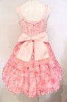 画像5: Angelic Pretty / ラッピングリボンティアードジャンパースカート  ピンク O-25-07-14-028-AP-OP-OW-OS (5)