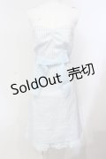 JESUS DIAMANTE / ベアワンピース 38 ギンガムサックス O-25-07-14-030-JE-OP-OW-OS