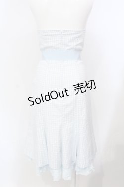画像4: JESUS DIAMANTE / ベアワンピース 38 ギンガムサックス O-25-07-14-030-JE-OP-OW-OS