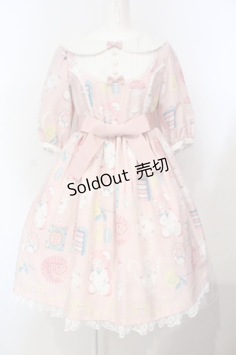 画像1: Angelic Pretty / Doll's Tea Partyワンピース  ピンク O-25-07-14-031-AP-OP-IG-OS (1)