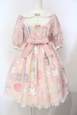 画像1: Angelic Pretty / Doll's Tea Partyワンピース  ピンク O-25-07-14-031-AP-OP-IG-OS (1)