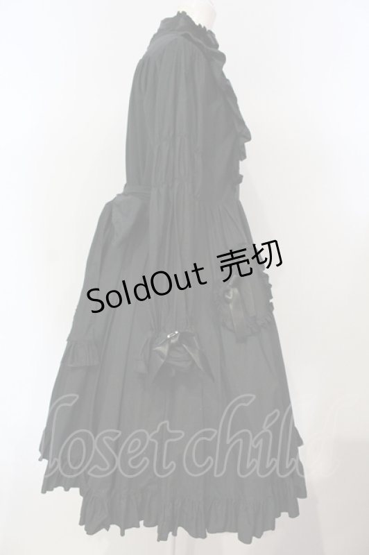 画像3: Physical Drop / ナース風ワンピース長袖ver.  クロ O-25-07-14-032-LO-OP-OW-OS (3)