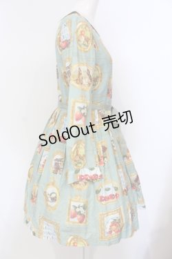 画像3: Jane Marple / Anniversaryフレームのワンピース  グリーン O-25-07-14-035-JM-OP-OW-OS