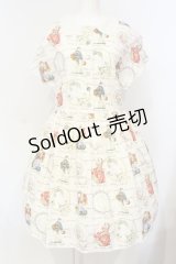 Jane Marple Dans Le Salon / Old Dish Plateワンピース M アイボリー O-25-07-14-036-JM-OP-IG-OS
