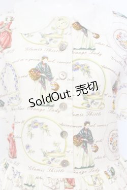 画像2: Jane Marple Dans Le Salon / Old Dish Plateワンピース M アイボリー O-25-07-14-036-JM-OP-IG-OS