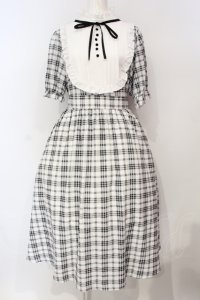 m petit by misako / ワンピース L シロ×クロ O-25-07-14-037-LO-OP-IG-OS