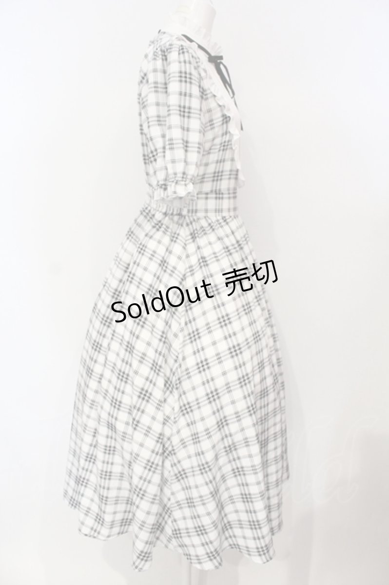 画像2: m petit by misako / ワンピース L シロ×クロ O-25-07-14-037-LO-OP-IG-ZH (2)