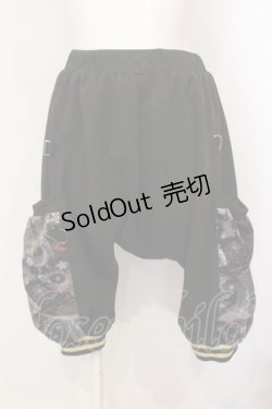 画像1: Qutie Frash / 2017 プレミアムセット 【カジュアル】 サルエルパンツ  ブラック O-25-07-14-005-QU-PA-IG-OS