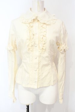 画像1: BABY,THE STARS SHINE BRIGHT / お袖取り外しブラウス  生成り O-25-07-14-038-BA-BL-IG-OS