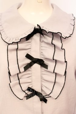 画像2: Secret Honey / 3つリボンフリルブラウス  グレー O-25-07-14-042-CA-BL-IG-OS