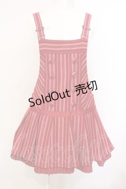 画像1: Angelic Pretty / Letterレジメンサロペット  アカ O-25-07-14-006-AP-OP-IG-OS
