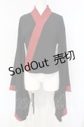 Royal Princess Alice / がしゃどくろ振袖ブラウス  ブラック×レッド O-25-07-14-045-LO-BL-IG-OS
