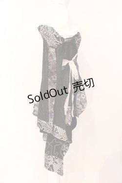 画像2: Qutie Frash / オフショルカーデ  ホワイト×ブラック O-25-07-14-054-QU-JA-IG-OS