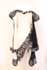 画像3: Qutie Frash / オフショルカーデ  ホワイト×ブラック O-25-07-14-054-QU-JA-IG-OS (3)