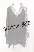 Qutie Frash / 2017年パティキュラ限定 着物カーディガン  モノクロ O-25-07-14-056-QU-JA-IG-ZT173
