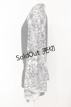 画像3: Qutie Frash / 2017年パティキュラ限定 着物カーディガン  モノクロ O-25-07-14-056-QU-JA-IG-ZT173