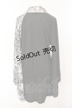 画像4: Qutie Frash / 2017年パティキュラ限定 着物カーディガン  モノクロ O-25-07-14-056-QU-JA-IG-ZT173