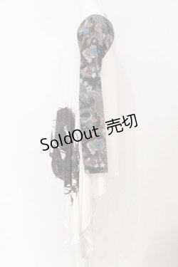 画像3: Qutie Frash / 和柄ラグランカットソー  ホワイト O-25-07-14-059-QU-TO-IG-OS