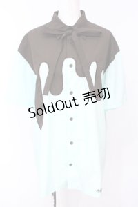 MILKBOY / MELTING シャツ  ミントグリーン O-25-07-14-061-MB-BL-OW-OS