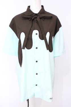 画像1: MILKBOY / MELTING シャツ  ミントグリーン O-25-07-14-061-MB-BL-OW-OS