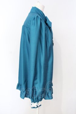 画像3: Enchantlic Enchantilly / ノーブルリボンタイブラウス  エメラルド O-25-07-14-063-LO-BL-IG-OS