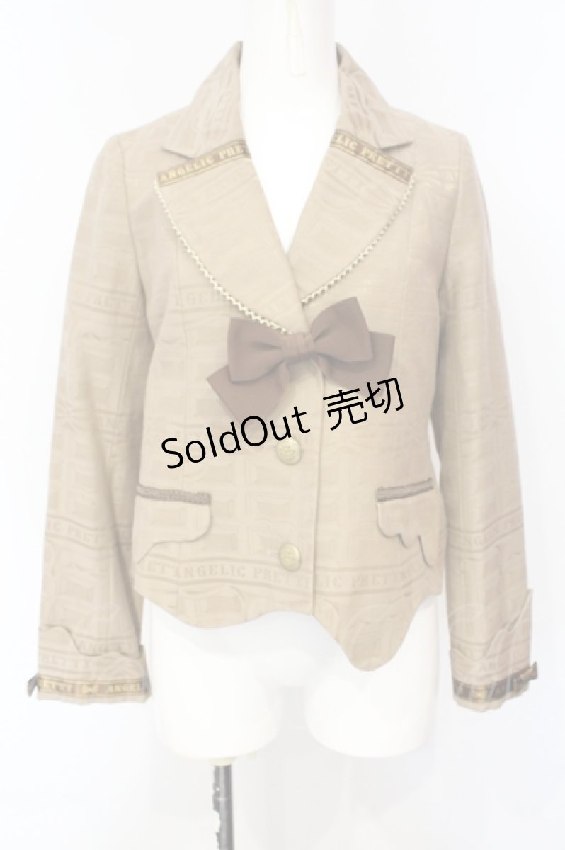 画像1: Angelic Pretty / Melty Ribbon Chocolateジャケット  モカ O-25-07-14-064-AP-JA-IG-OS (1)