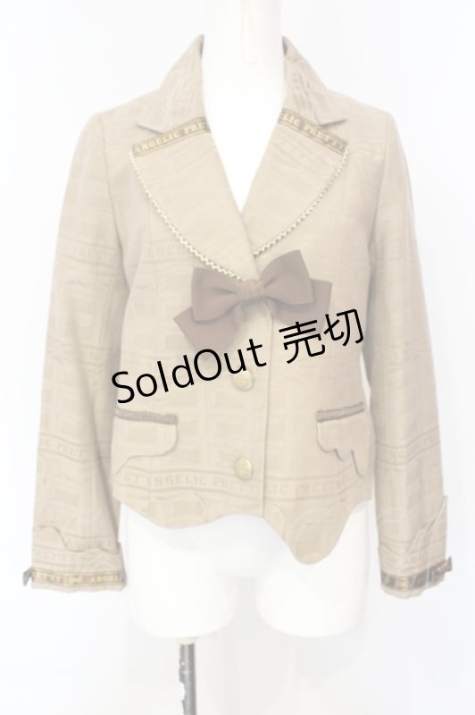 画像1: Angelic Pretty / Melty Ribbon Chocolateジャケット  モカ O-25-07-14-064-AP-JA-IG-OS (1)