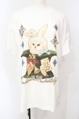 Enchantlic Enchantilly / 不思議の国のQueen Cat 帽子屋のシルクハット Tシャツ M ホワイト O-25-07-14-065-LO-TS-IG-OS