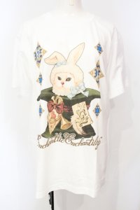 Enchantlic Enchantilly / 不思議の国のQueen Cat 帽子屋のシルクハット Tシャツ M ホワイト O-25-07-14-065-LO-TS-IG-OS