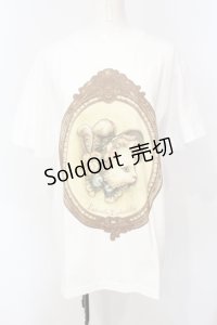 Enchantlic Enchantilly / ボンネット猫ちゃんTシャツ M ホワイト O-25-07-14-066-LO-TS-IG-OS