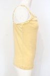 画像3: axes femme / フラワーバタフライモチーフレース配色キャミソール M イエロー O-25-07-14-071-AX-TO-IG-ZT508 (3)