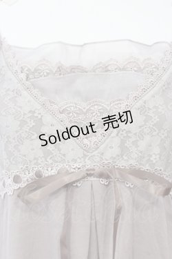 画像2: axes femme / はしごレースリボンキャミソール  グレー O-25-07-14-072-AX-TO-IG-OS