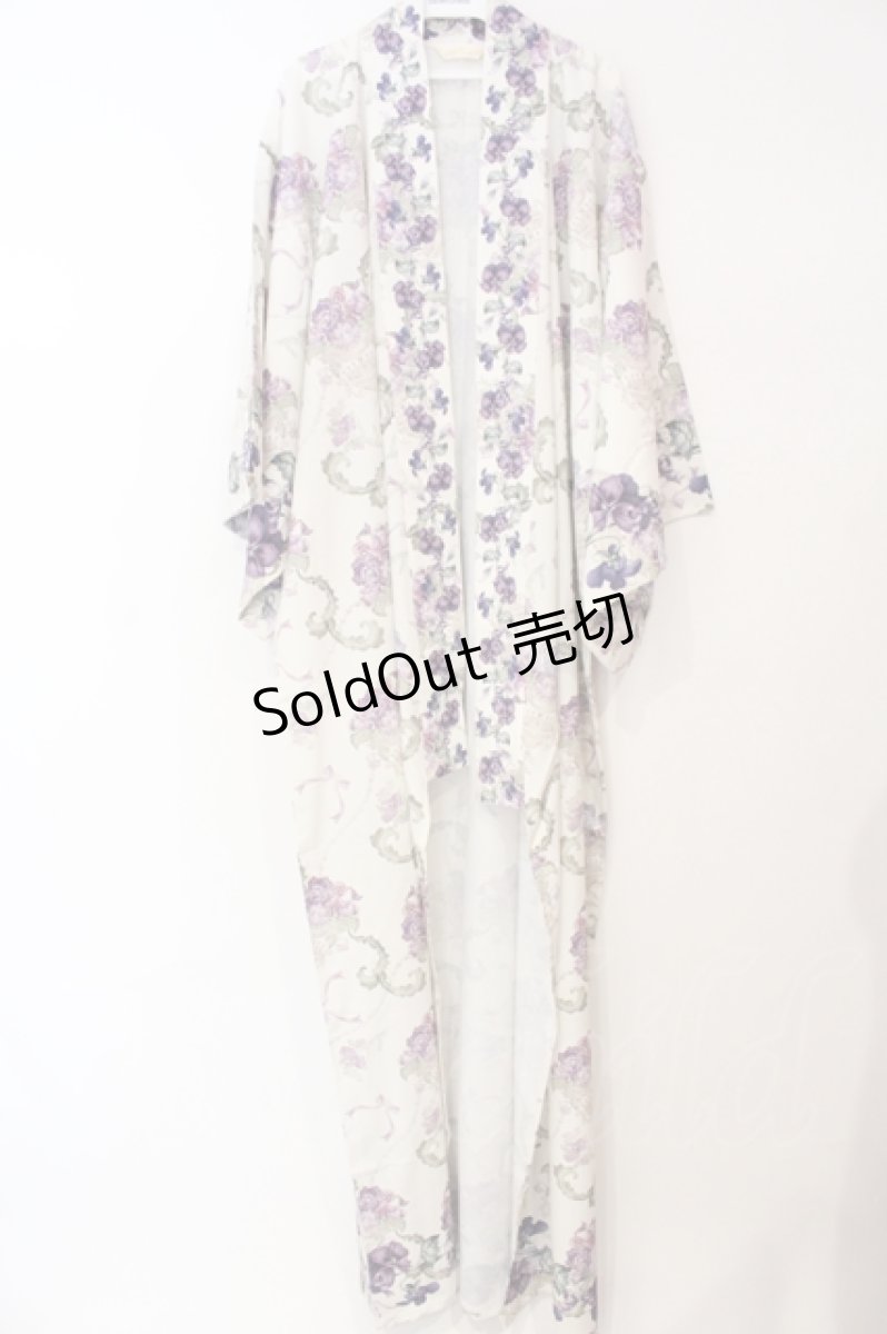 画像1: Enchantlic Enchantilly / 麗しのヴィオレッタ柄〜Haori〜浴衣（生成り）  キナリ O-25-07-14-002-LO-OP-IG-ZT501 (1)
