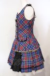 画像3: Angelic Pretty / Academyタータンジャンパースカート  ブルーチェック O-25-07-14-008-AP-OP-IG-OS (3)