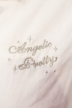 画像3: Angelic Pretty / Angelicロゴ刺繍ブラウス  シロ O-25-07-14-077-AP-TO-IG-OS