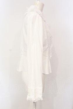 画像4: Angelic Pretty / Angelicロゴ刺繍ブラウス  シロ O-25-07-14-077-AP-TO-IG-OS