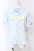 Angelic Pretty / Happy Starブラウス  サックス O-25-07-14-078-AP-BL-IG-OS
