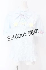 Angelic Pretty / Happy Starブラウス  サックス O-25-07-14-078-AP-BL-IG-OS