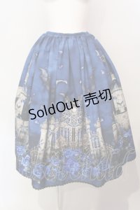Enchantlic Enchantilly / 幻影薔薇城〜コウモリ公爵からの招待状〜スカート  ブルー O-25-07-14-009-LO-SK-IG-OS