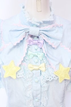 画像2: Angelic Pretty / Happy Starブラウス  サックス O-25-07-14-078-AP-BL-IG-OS