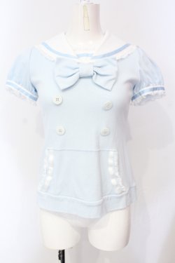 画像1: Angelic Pretty / ダブルボタンセーラーカットソー  サックス O-25-07-14-079-AP-TO-IG-OS