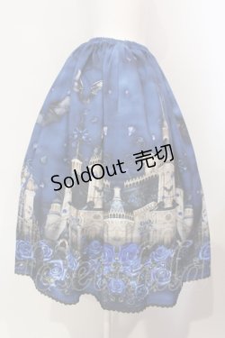 画像4: Enchantlic Enchantilly / 幻影薔薇城〜コウモリ公爵からの招待状〜スカート  ブルー O-25-07-14-009-LO-SK-IG-OS