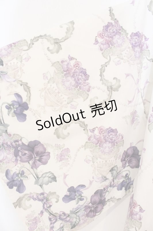 画像2: Enchantlic Enchantilly / 麗しのヴィオレッタ柄〜Haori〜浴衣（生成り）  キナリ O-25-07-14-002-LO-OP-IG-ZT501 (2)