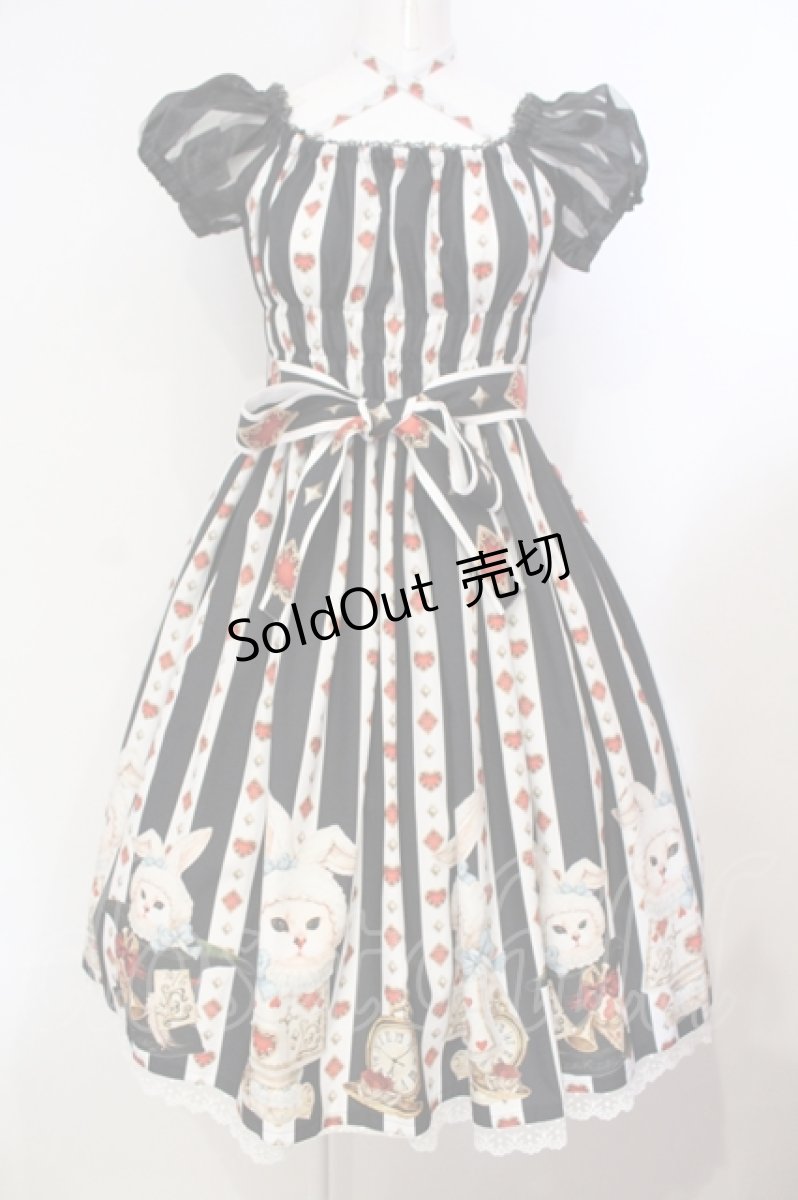 画像1: Enchantlic Enchantilly / トランプ ジョーカー キャットワンピース  クロ×シロ O-25-07-14-011-LO-OP-IG-ZI (1)